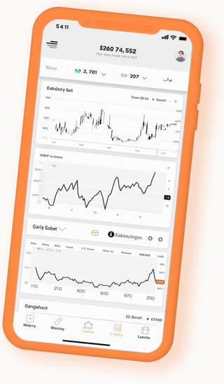 Nimble Sparendom mobile app displayed on a handheld device